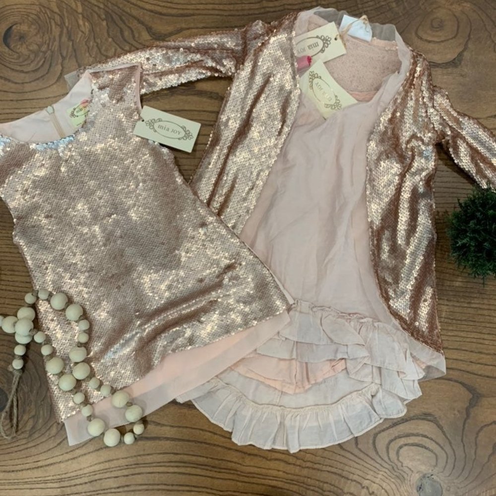 *NWT* Joyfolie 3 piece Dress Set